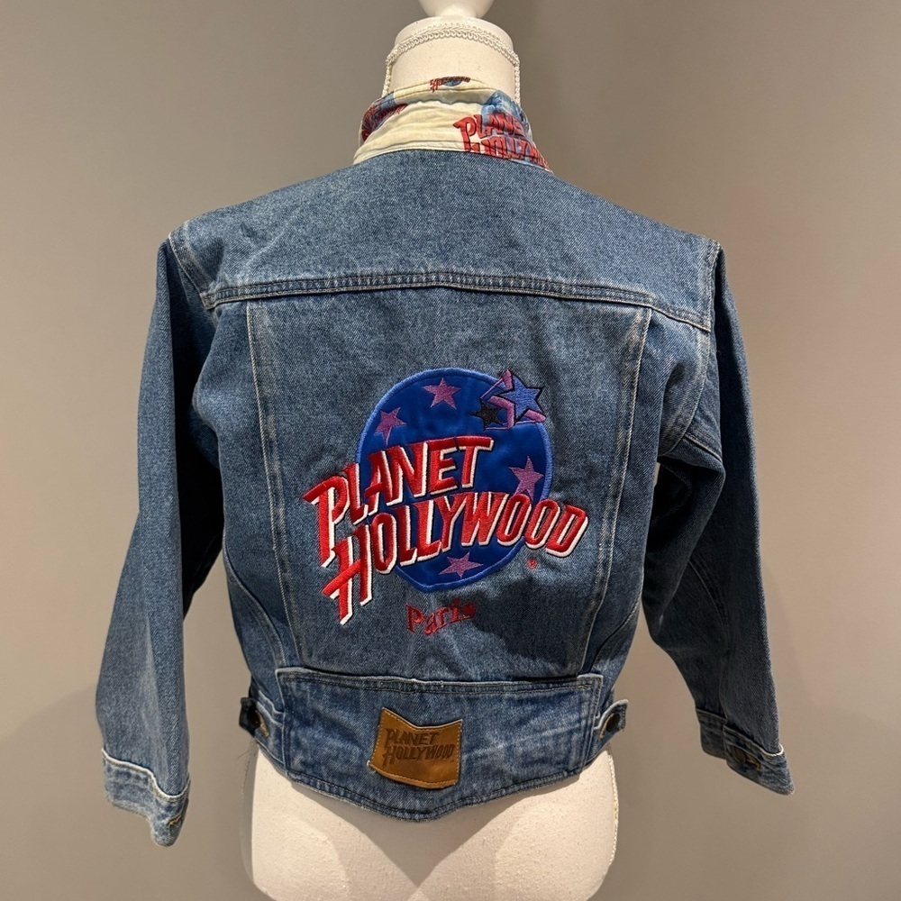 Planet Hollywood Denim Jacket Youth Sz M